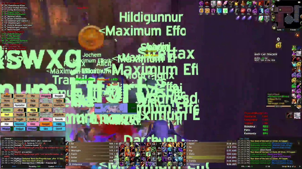 Maximum Effort - 51:32 Naxxramas Speed Run - CoR Bot PoV