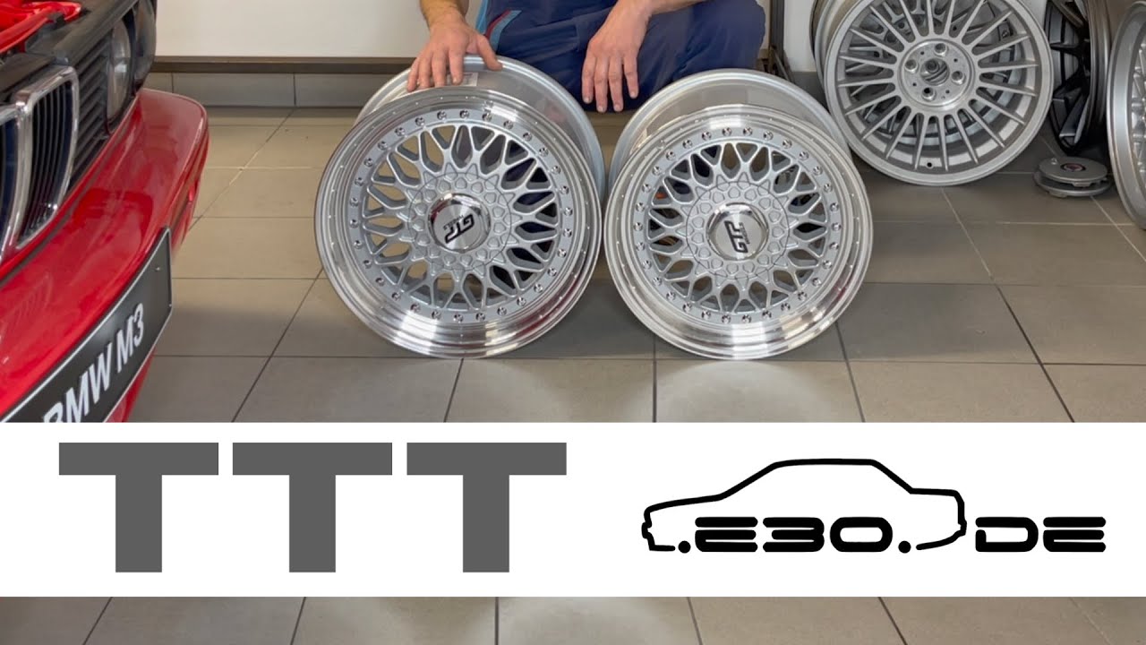 TTT 31 - Original oder Replika ? 15 und 16 Zöller im BBS RS Look - GTP072 für BMW E30