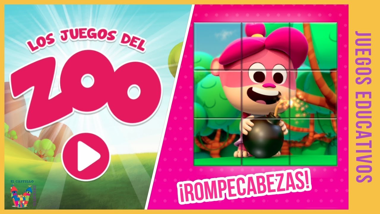 Los Juegos del Zoo - ROMPECABEZAS DE ANIMALES | Juego De Rompecabezas Para Niños | El Castillo
