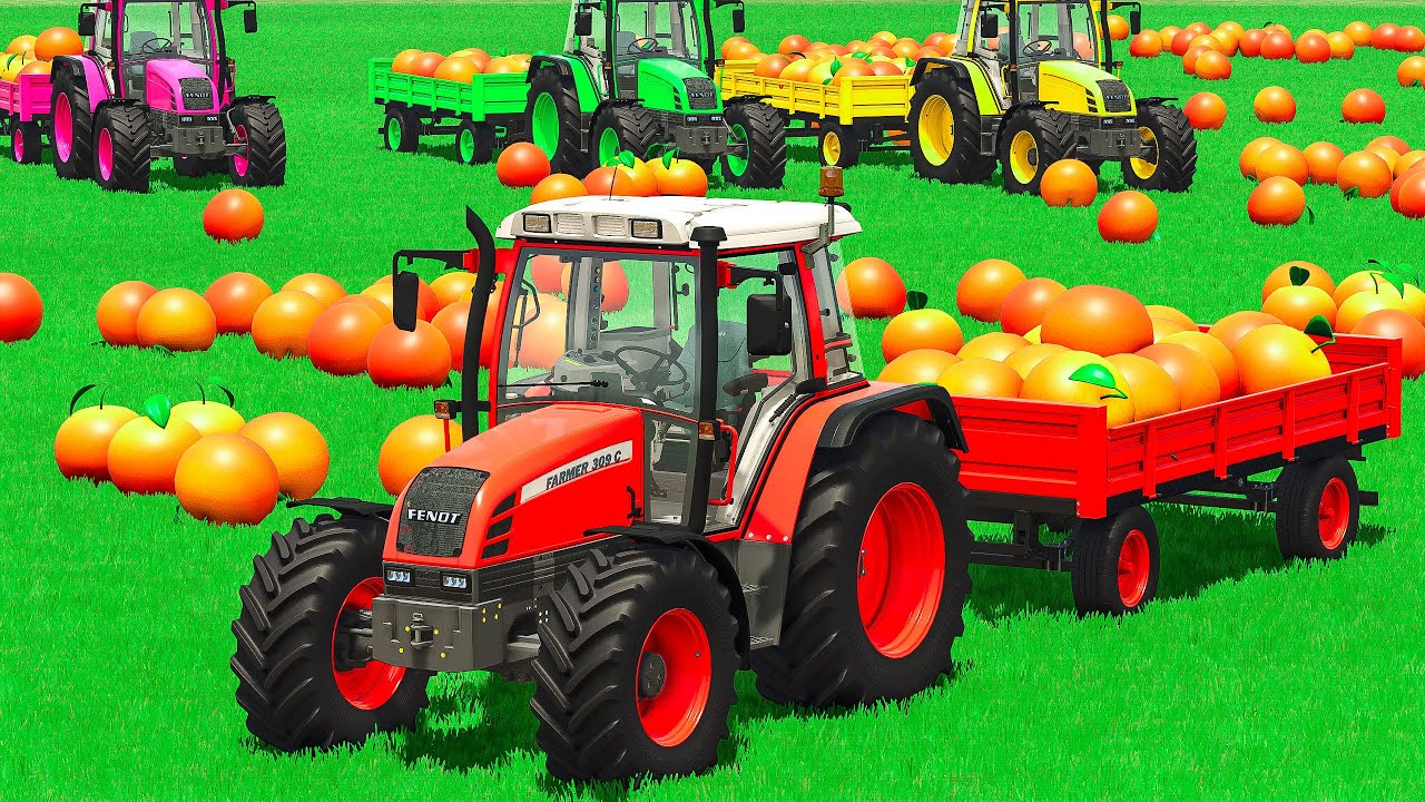 MASSIVE ISLAND ORANGE DELIVERY! WATER FENDT TRACTOR COASTAL CHAOS! FS25