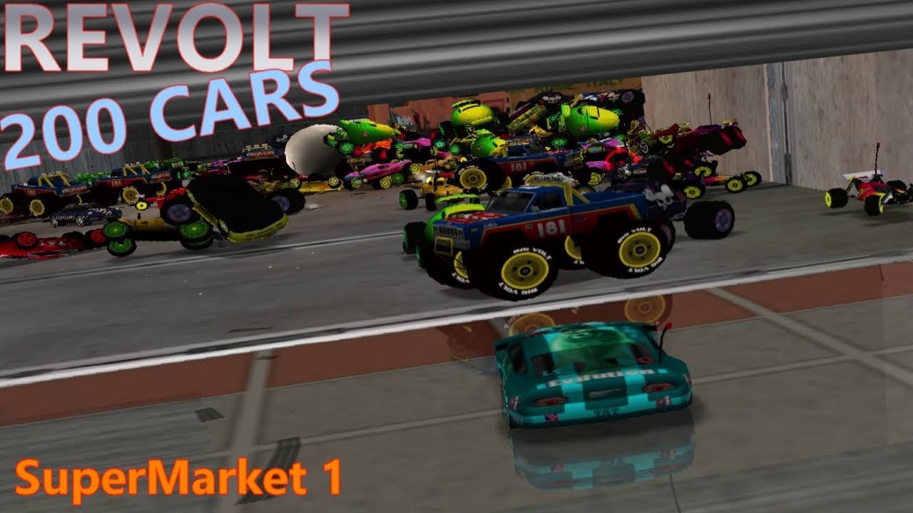 Re-volt - 200 Cars race ! - Supermarket 1