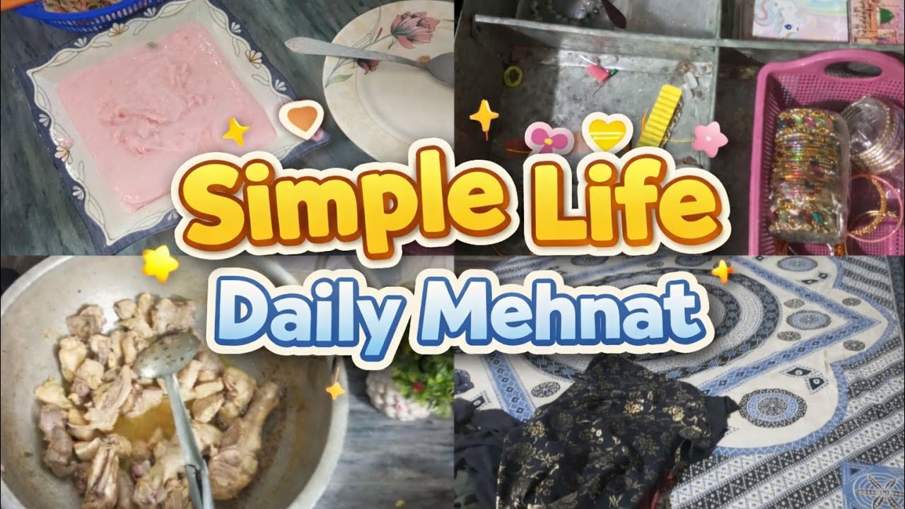 Simple life vlog🌸mehnat main koi burai ni 