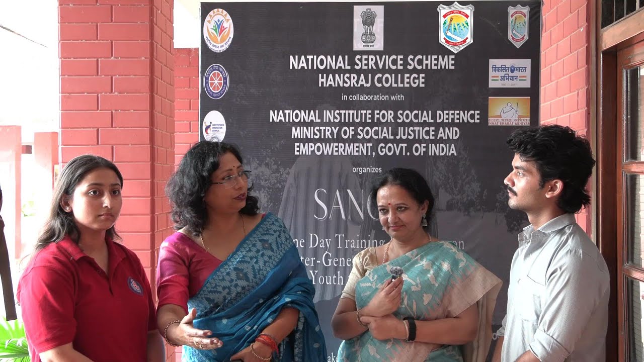 Students' Interaction on Intergenerational Bonding | Guest Engagement | Hansraj College