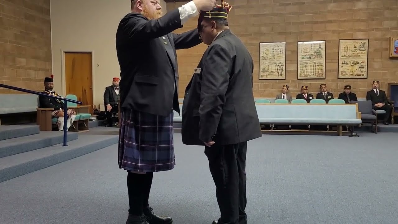 Installation of Officers for the Stockton Scottish Rite