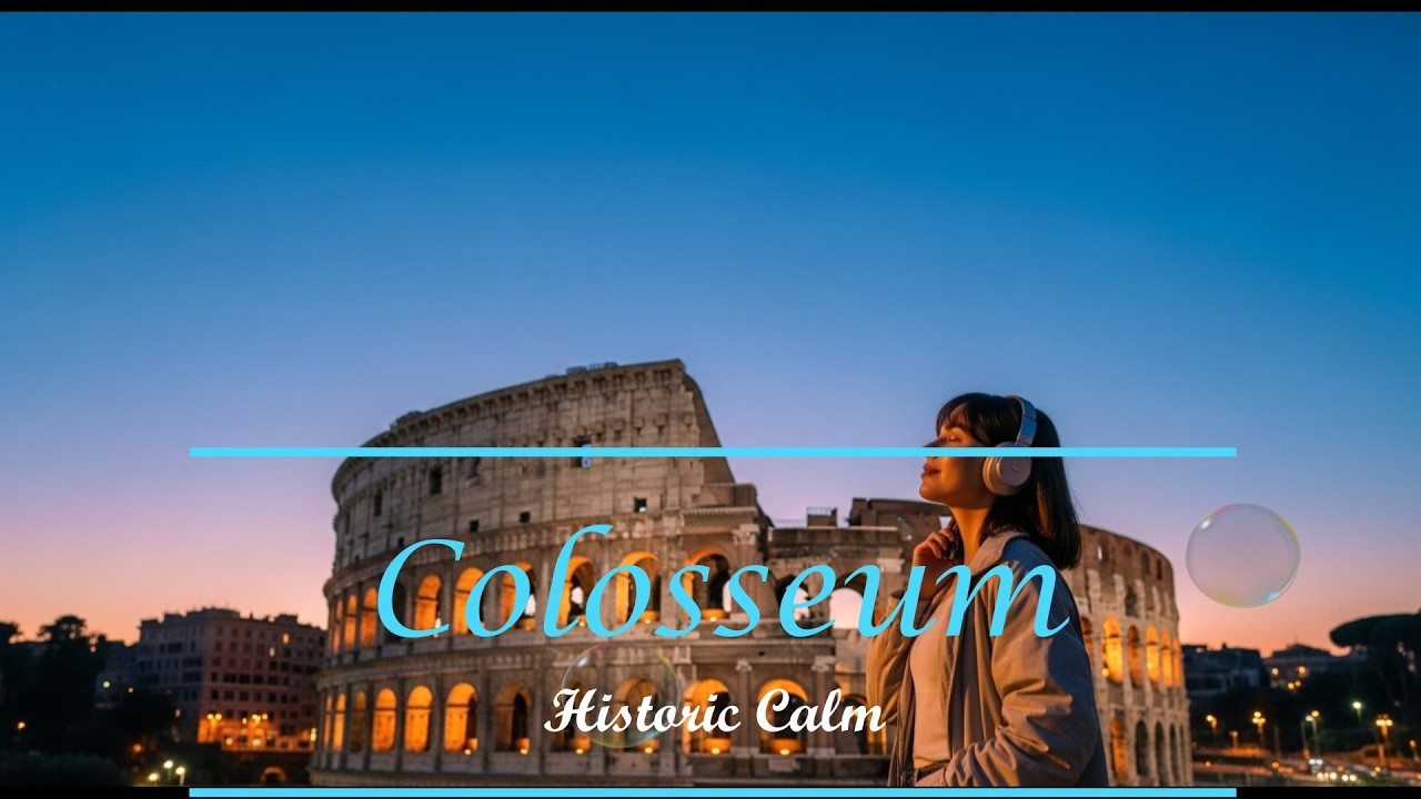 Colosseum Rome 🏛️ Chill Lofi with English Lyrics｜Historic Evening Mood