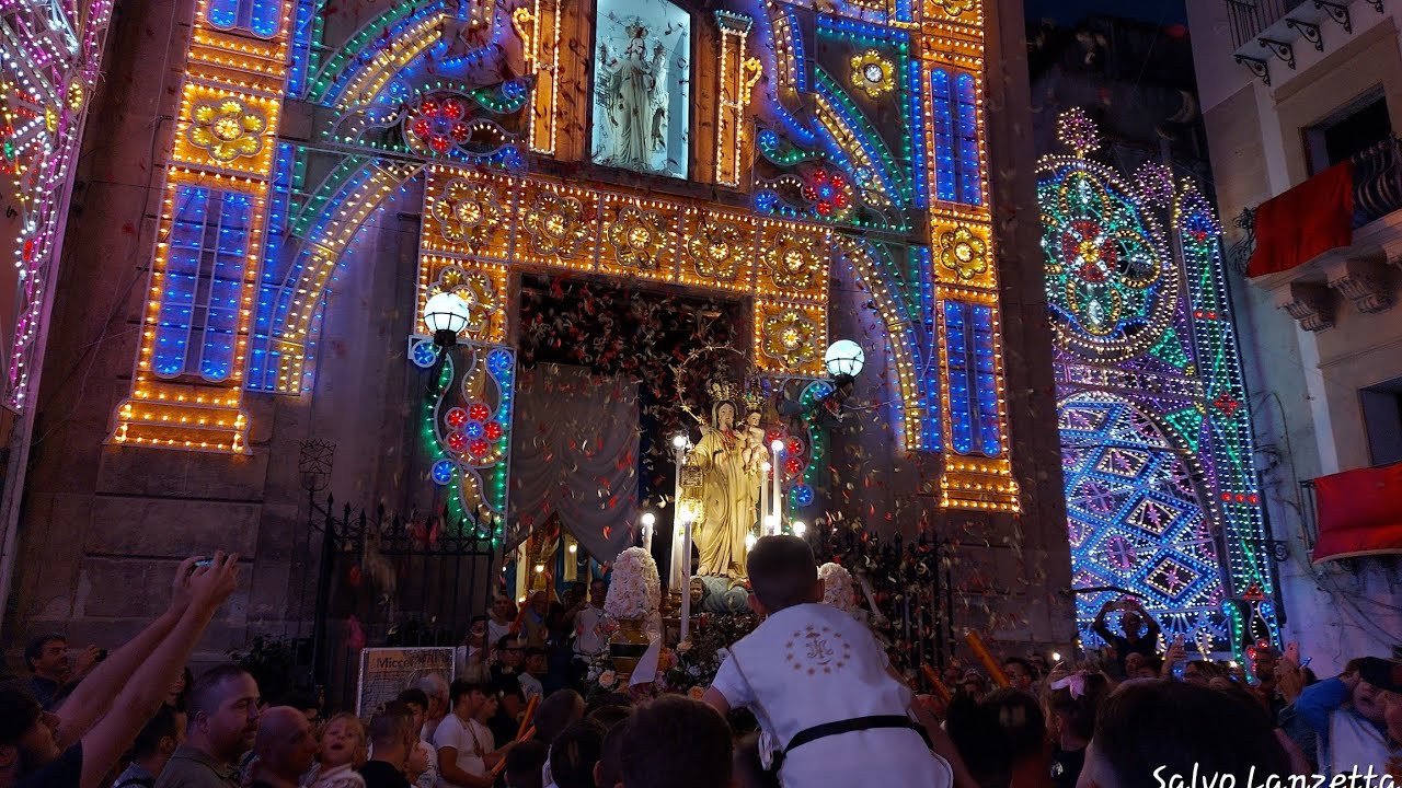 (PALERMO) - PROCESSIONE DELLA PICCOLA STATUA DELLA MADONNA DELLA MERCEDE AL CAPO 01/10/2022