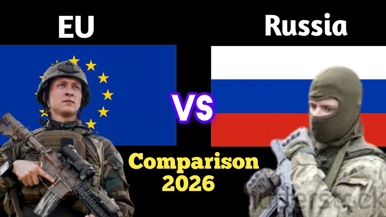 European Union vs Russia Military Comparison 2026 | Who is More Powerful?