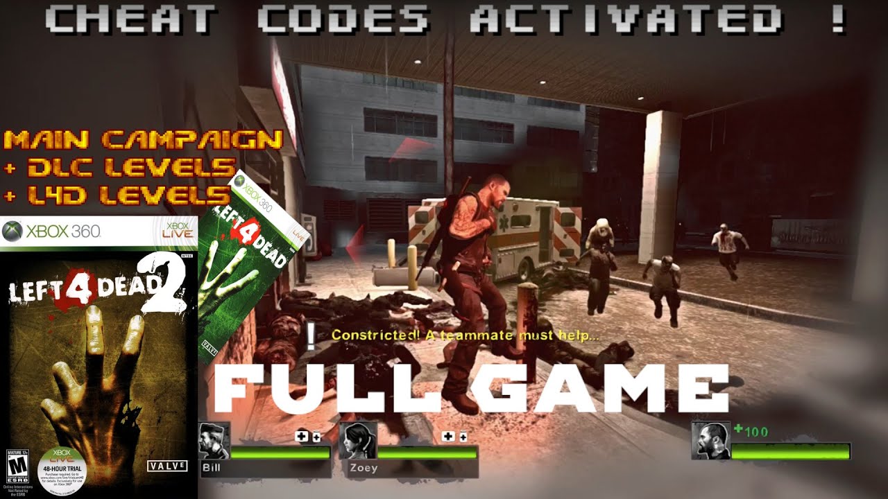 Left 4 Dead 2 with Cheat Codes | Full Game | No Commentary