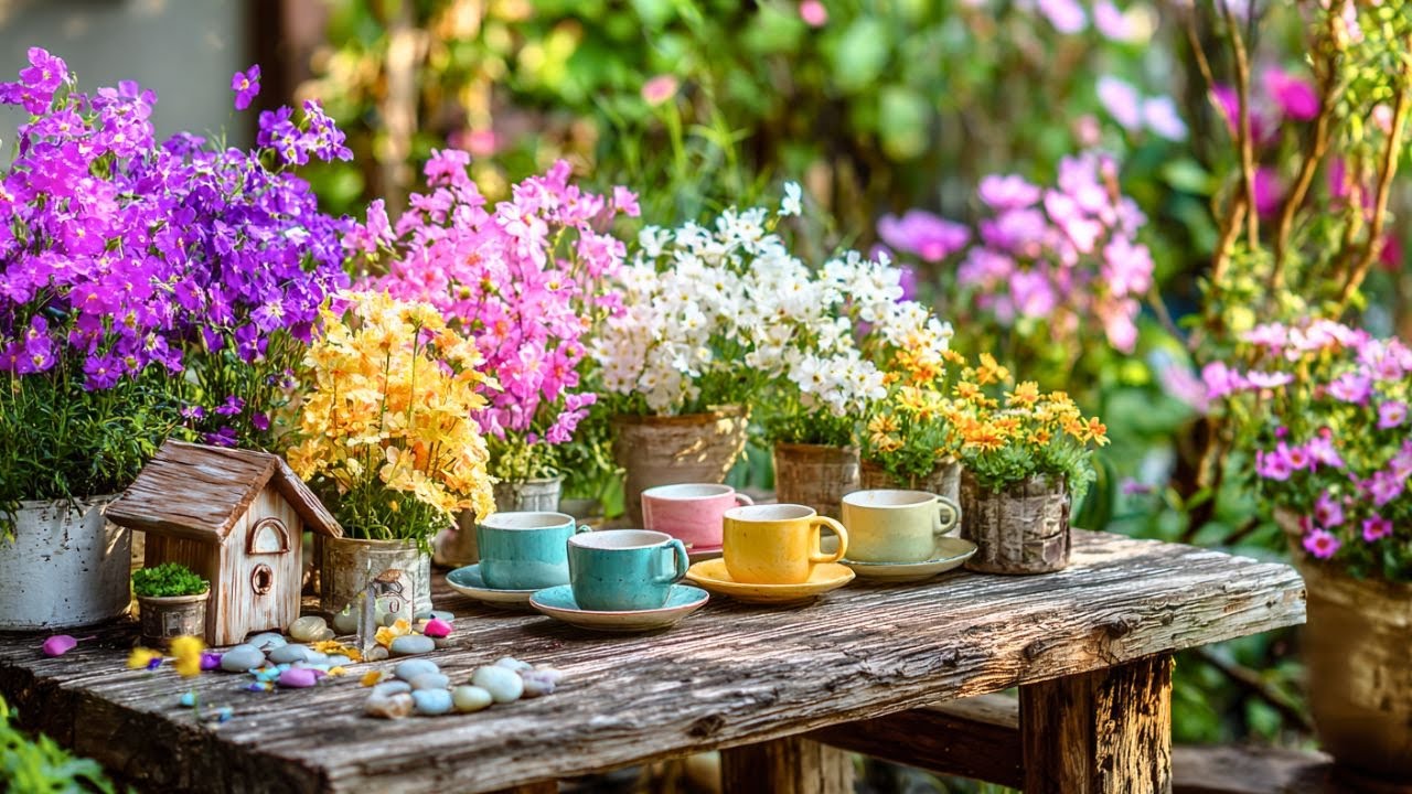 Explore a Cozy Garden Retreat | Beautiful Blooms and Calming Designs