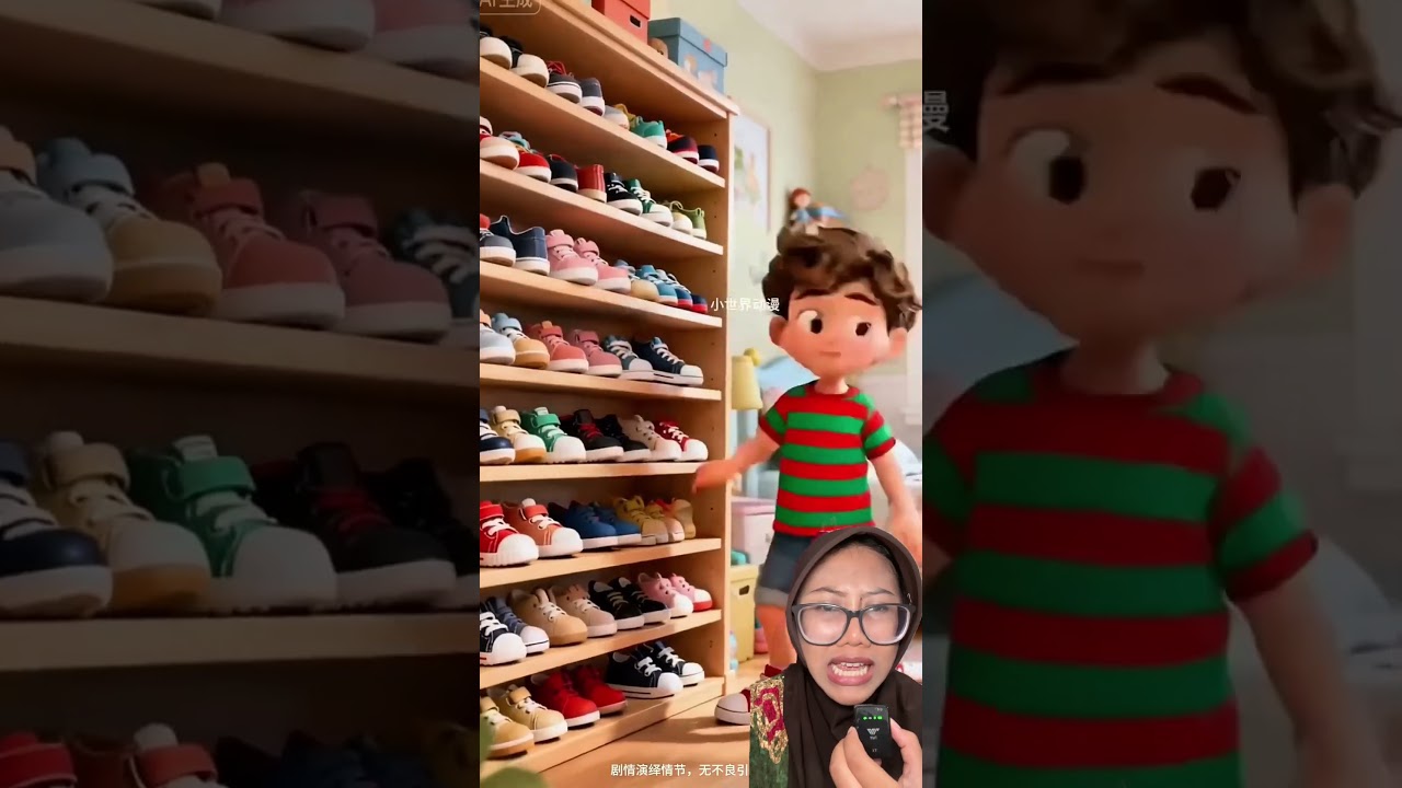 Sepatu berantakan⁉️ITU ULAH ADEK😤