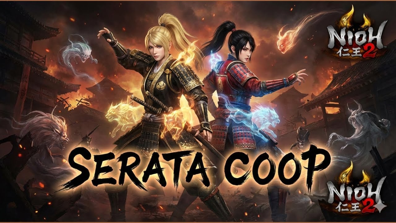 NIOH 2 COOP: Due guerriere, mille morti! 💀 (Helping a Friend)|Gameplay ITA|