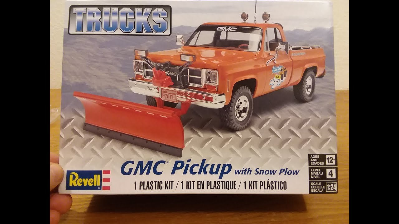 Revell 1:24 GMC Pickup w/Snow Plow Plastic Model Trucks Kit Review