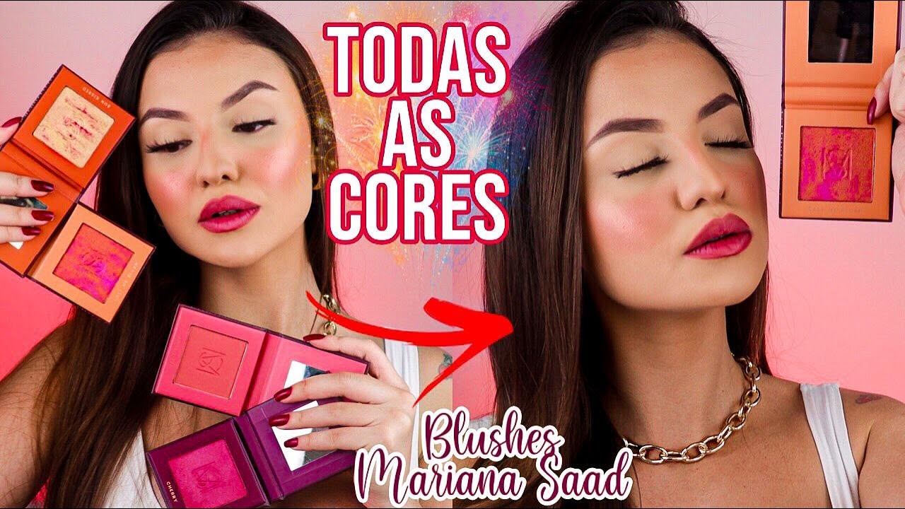 TESTANDO LANÇAMENTOS|BLUSHES MARIANA SAAD