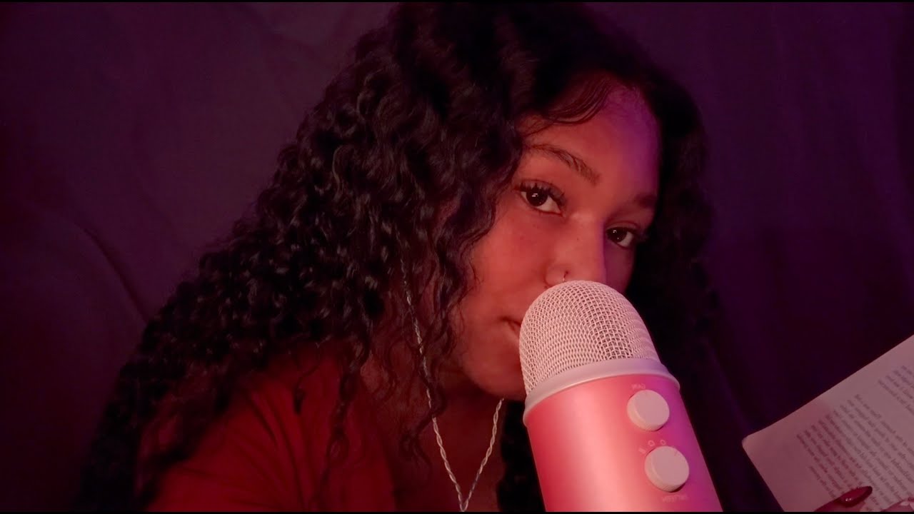 ASMR Reading to You 📘✨ Close Whispers, Candle Lighting, Book Triggers & Page Turning