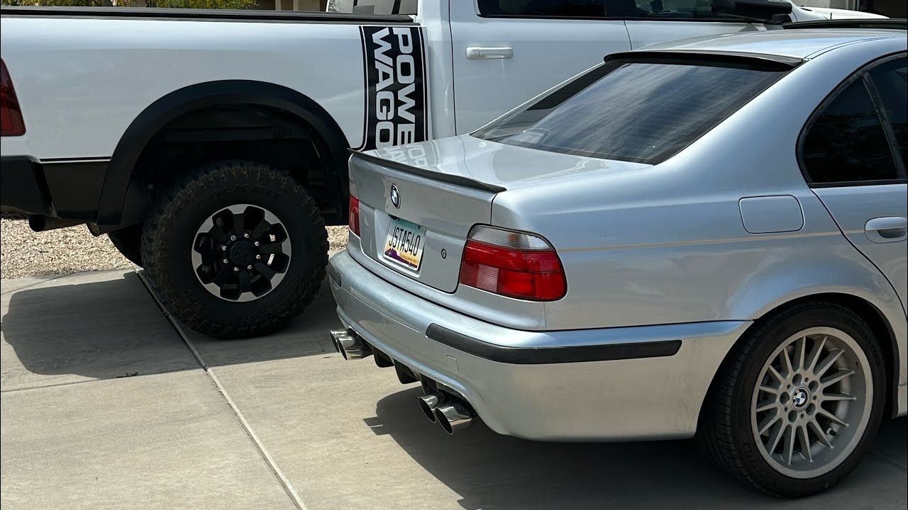 Installing quad tips on my bmw 540i e39