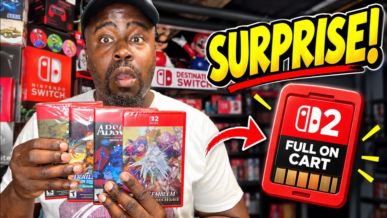 Вы не поверите: эти 4 новые игры для Switch 2 полностью записаны на картридж!