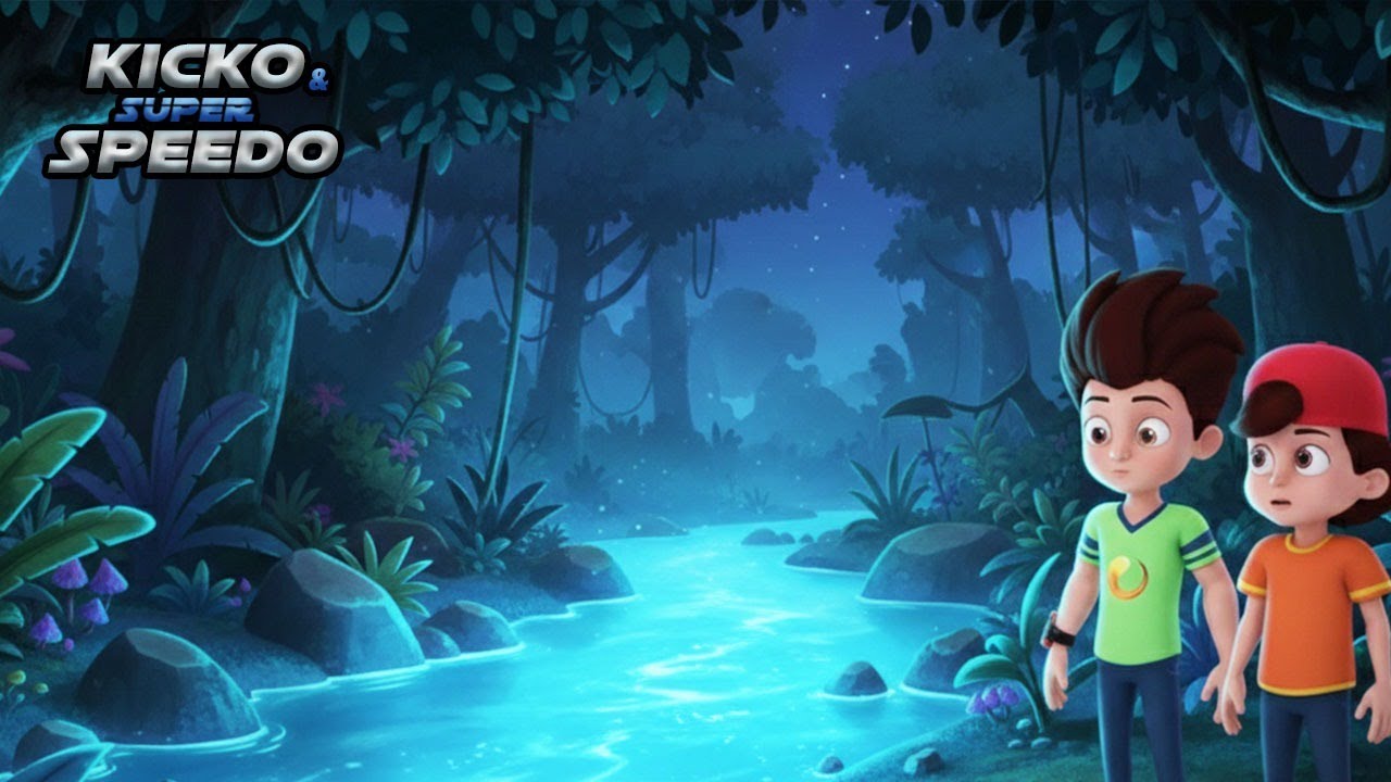 Kicko ने देखी Jungle की Blue Glowing River | Kicko & Superspeedo | New Episodes In Hindi