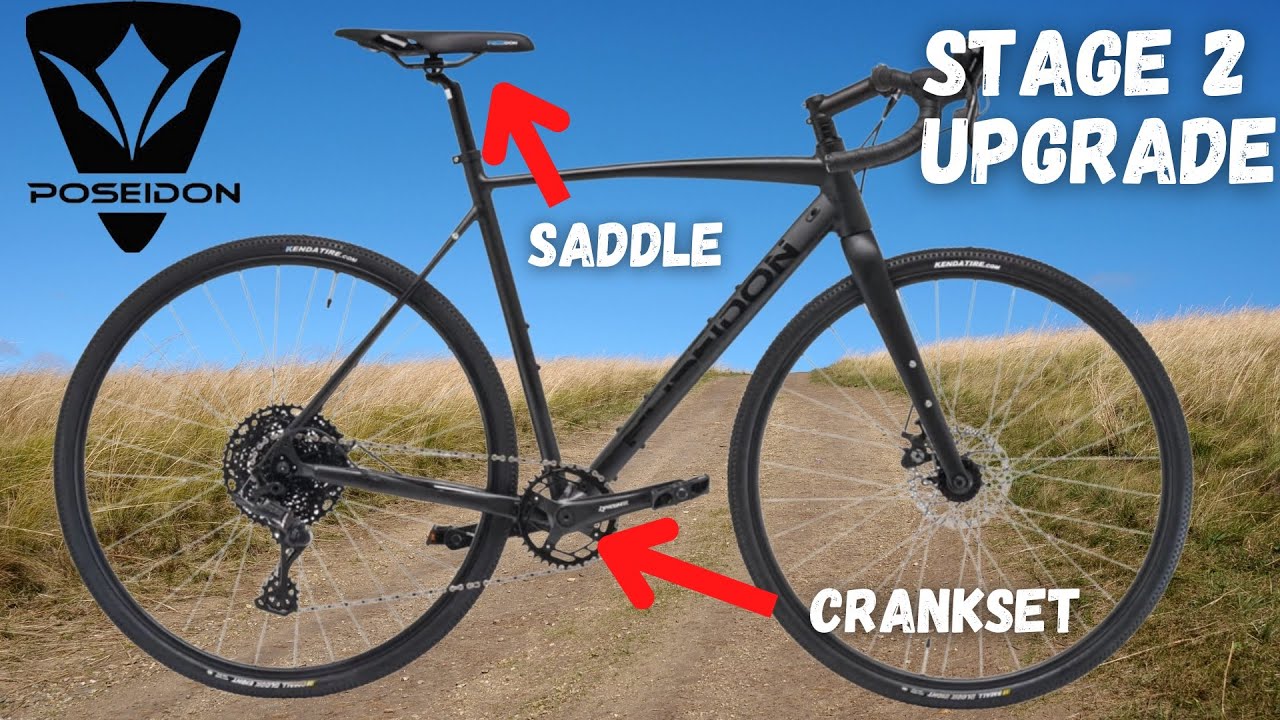 Poseidon X Gravel Bike: Stage 2 Upgrade, new crankset & saddle