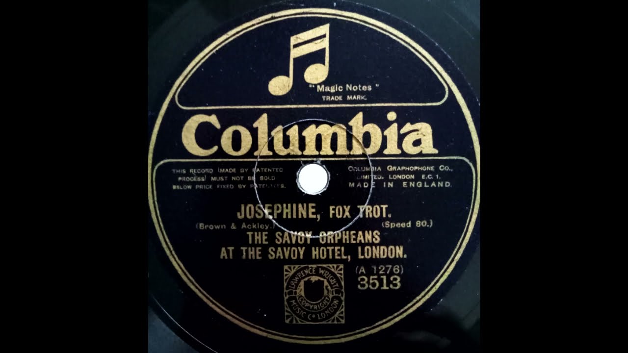 SAVOY ORPHEANS -JOSEPHINE (1924)