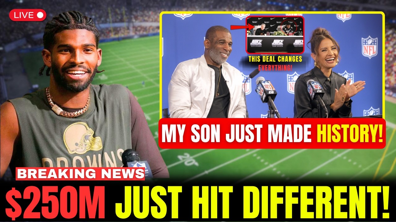 BREAKING: Deion Sanders EXCITES After Shedeur Signs SECRET $250M Global Nike Brand Deal!