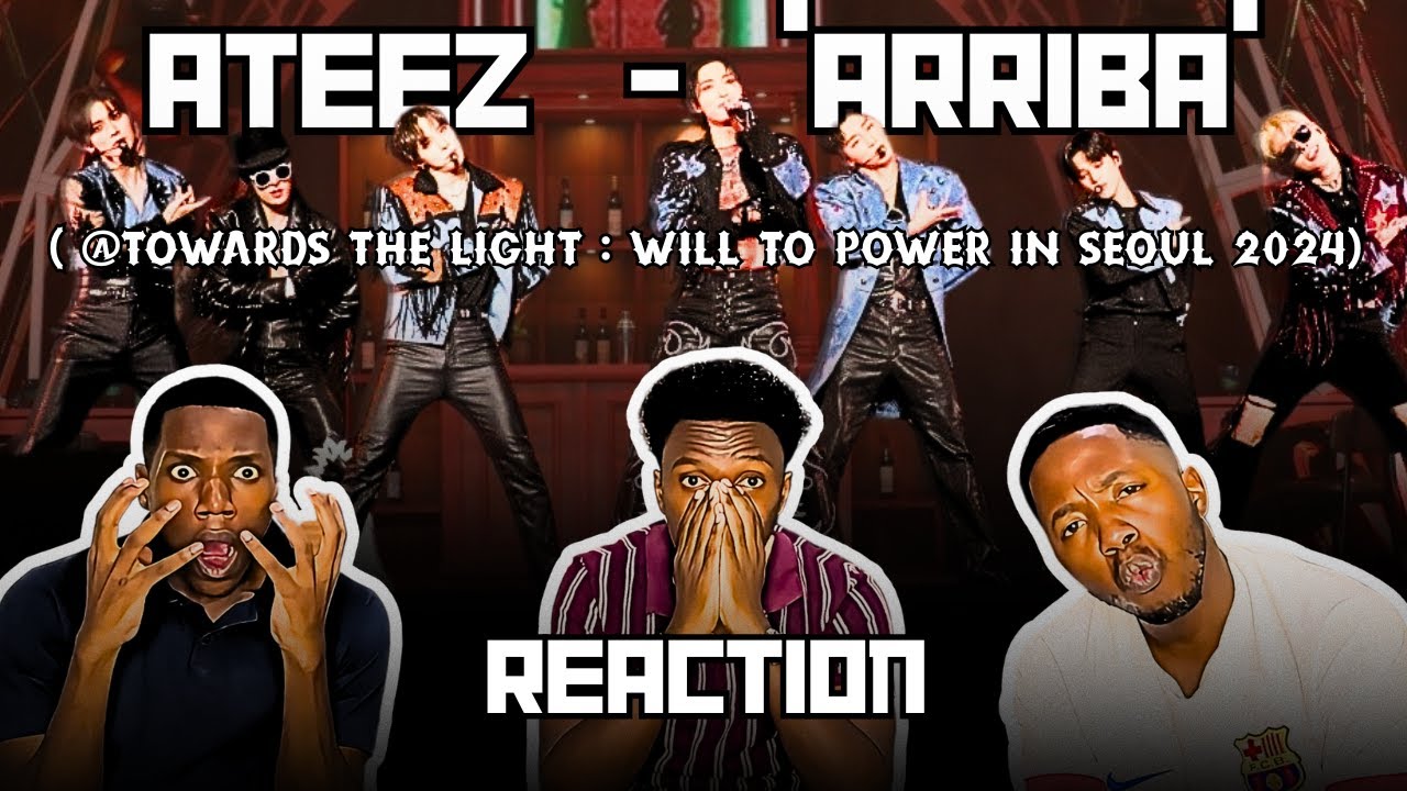 AFRICAN BRO'Z EPIC REACTION TO ATEEZ - ARRIBA | Stage performance