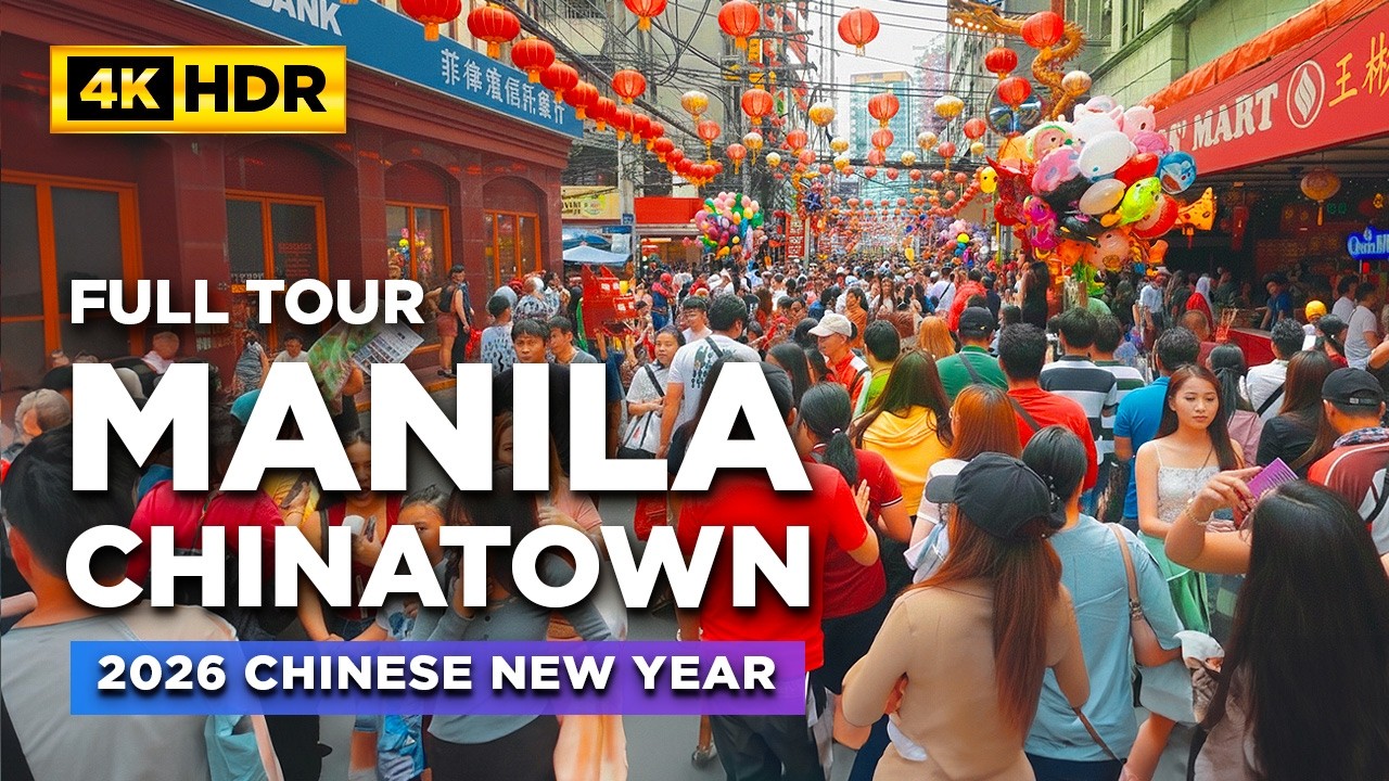 Extreme Crowds at MANILA CHINATOWN in BINONDO | 2026 Chinese New Year in the Philippines