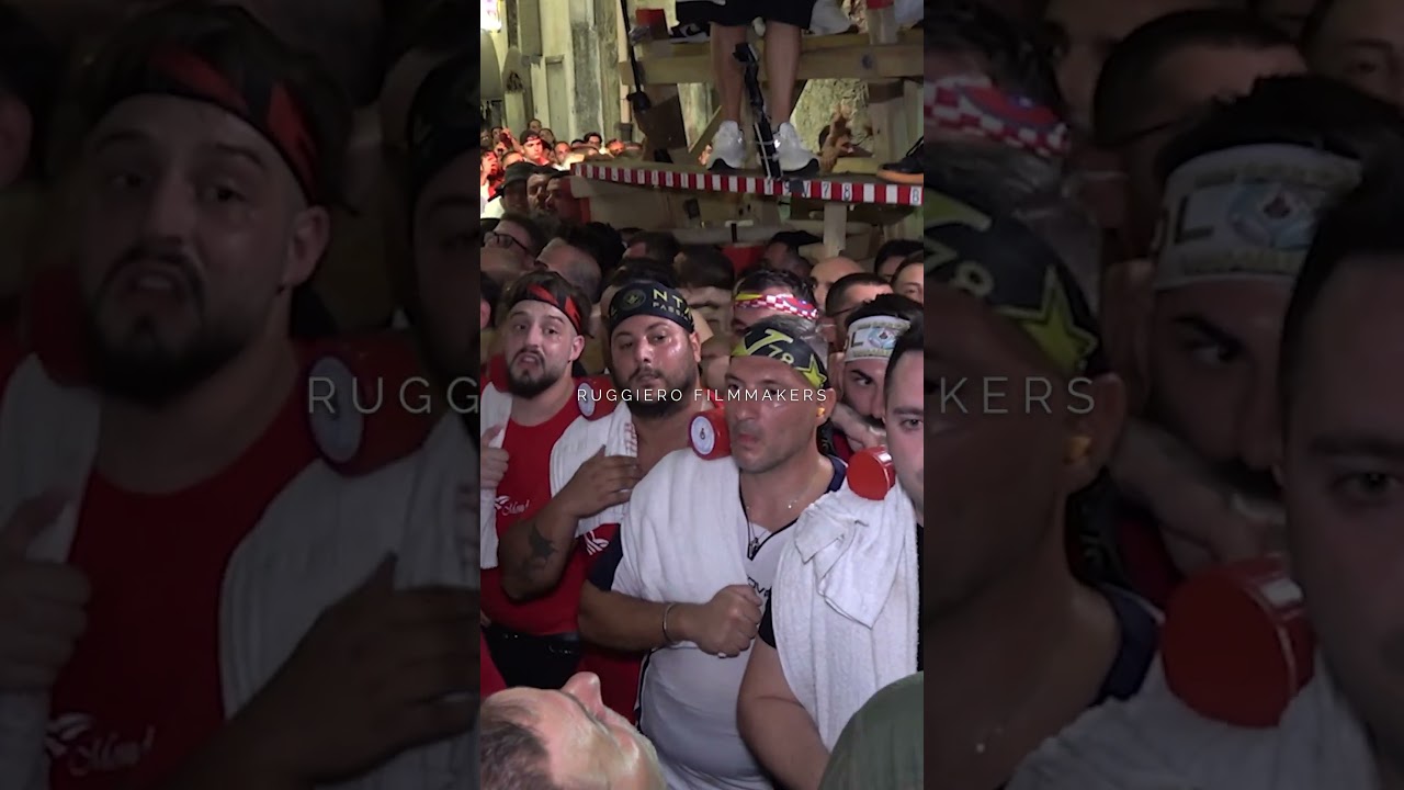 Comme so fort e VOLOS ⚪️ 👺 🔴  #ruggiero_filmmakers  #neiperte  #festadeigigli #volontari1978