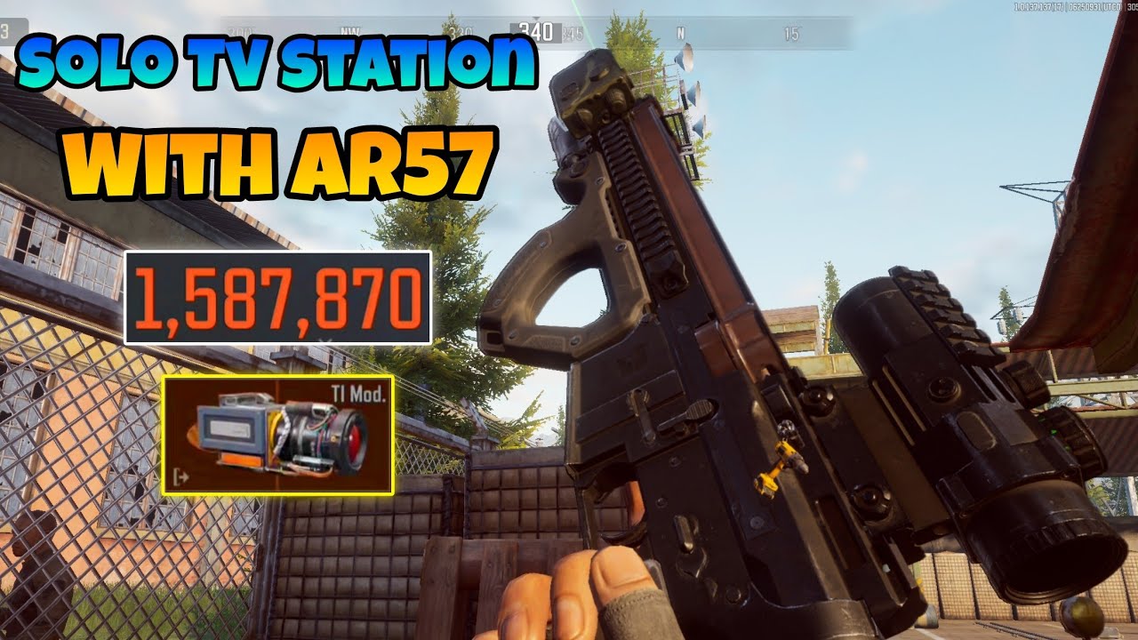 Playing with New Meta Ar57 in Tv station | Arena breakout