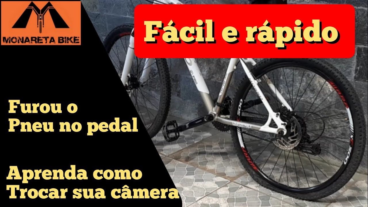 #MTB. Como trocar câmera de ar.