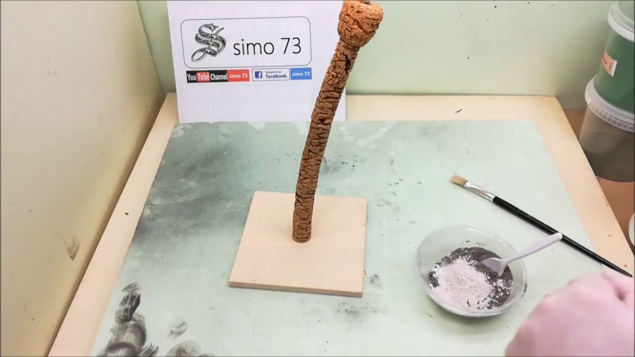 COME COSTRUIRE UNA PALMA PER PRESEPE O DIORAMA (PRIMA PARTE).
