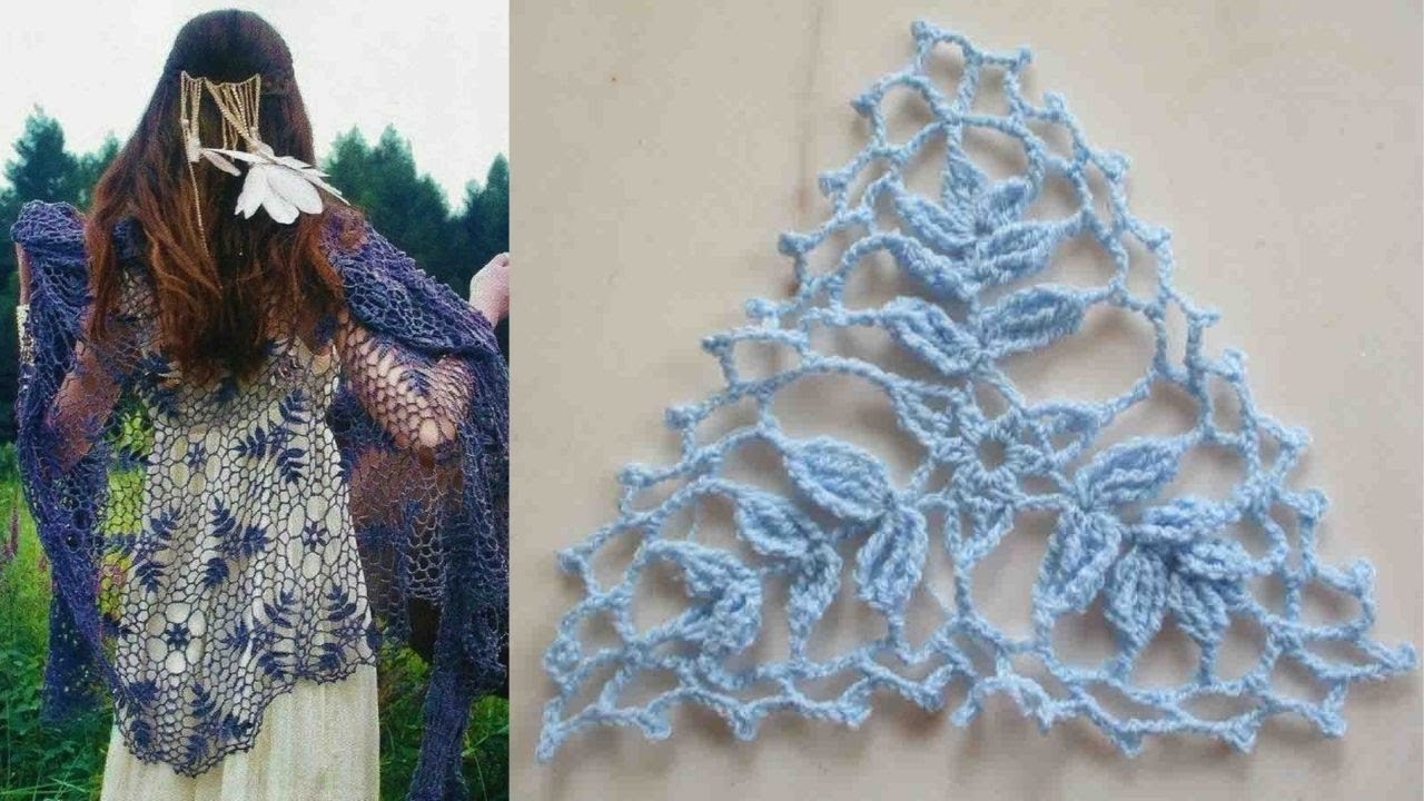 Comment réaliser les triangles de ce châle - La Grenouille Tricote