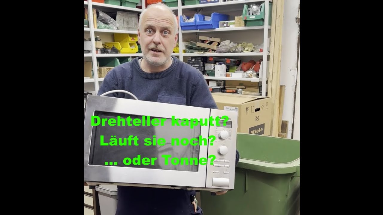 Mikrowellen‑Drama ⚡: Drehteller streikt 🔧 – läuft sie oder fliegt sie? 🚀 oder 🗑️ 🤔