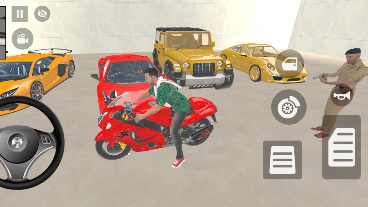 🇮🇳 Indian theft auto simulator game 🎯🔥 police station mission successfull 💥 Franklin Purches Cars