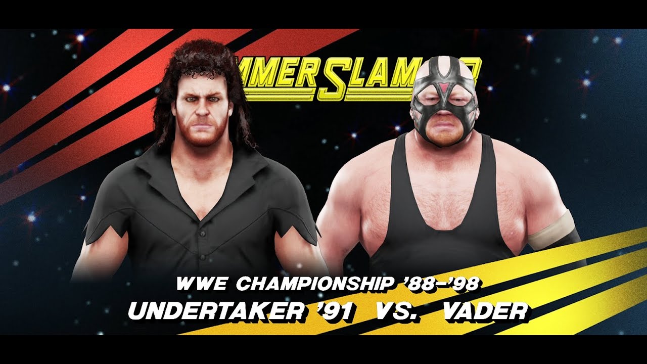 UNDERTAKER '91 VS. VADER | SUMMERSLAM 88 | FULL MATCH | 4K 60FPS | THE POSSED MAN VS THE DEAD MAN