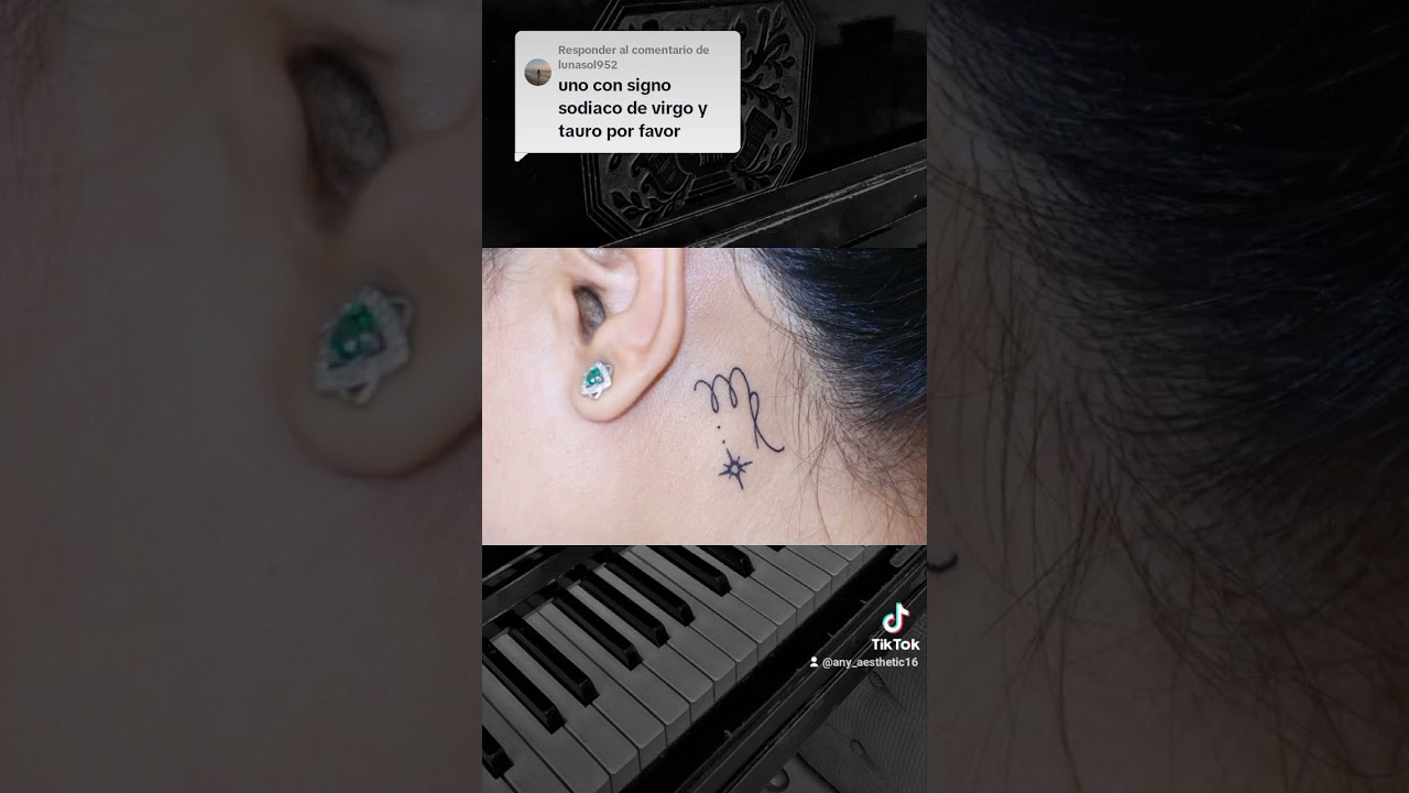 Ideas de tatuajes bonitos de virgo. ♍✨