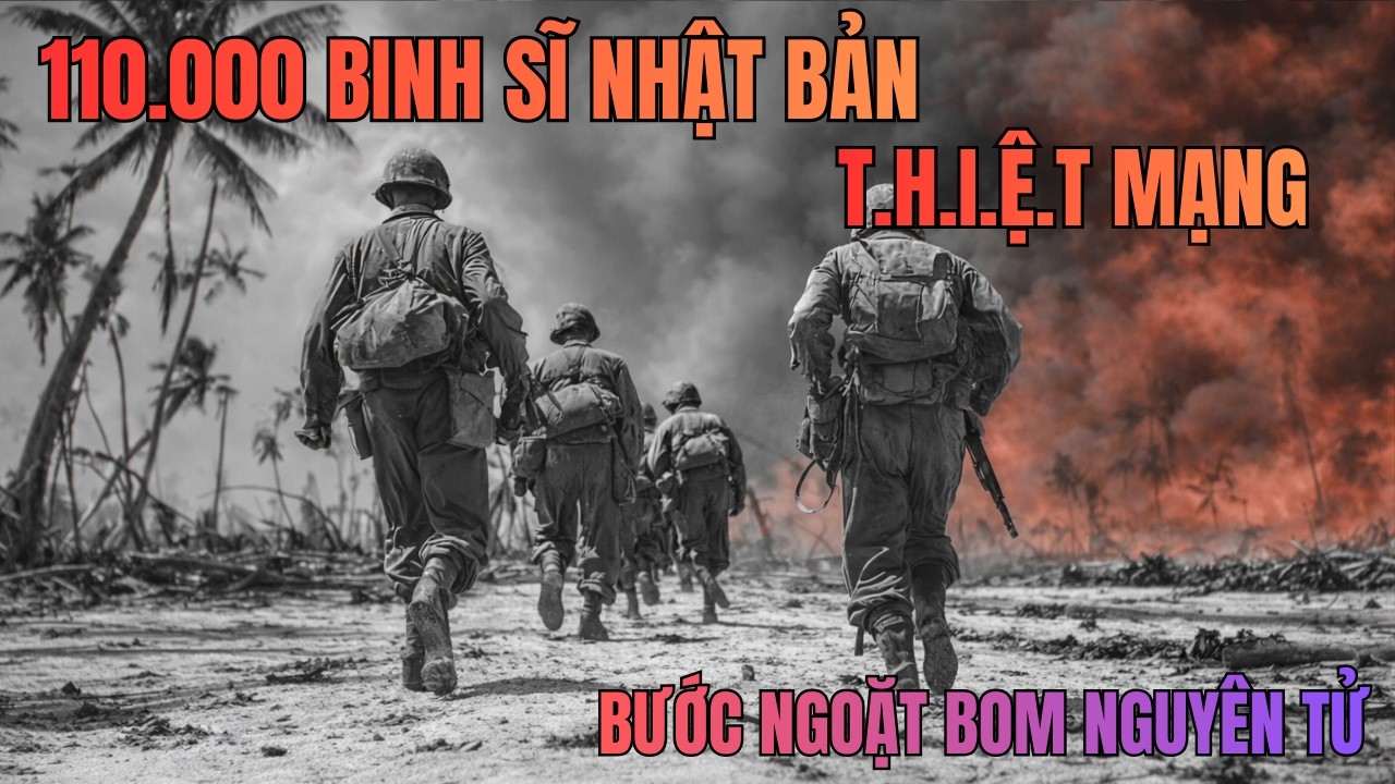 110.000 binh sĩ quân đội Nhật Bản thiệt mạng – Trận Okinawa và bước ngoặt bom nguyên tử