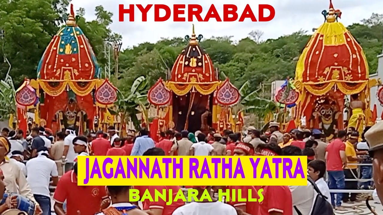 Shree Jagannath Ratha Yatra 2022 /Banjara Hills/Hyderabad/@MassClassMedia #jagannathtemple