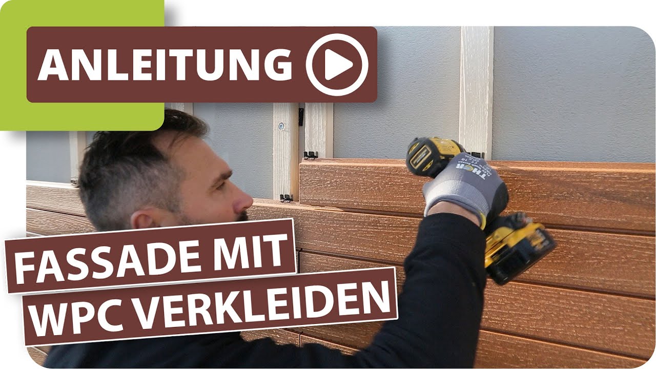 Fassadenverkleidung -  Hausfassade mit WPC verkleiden