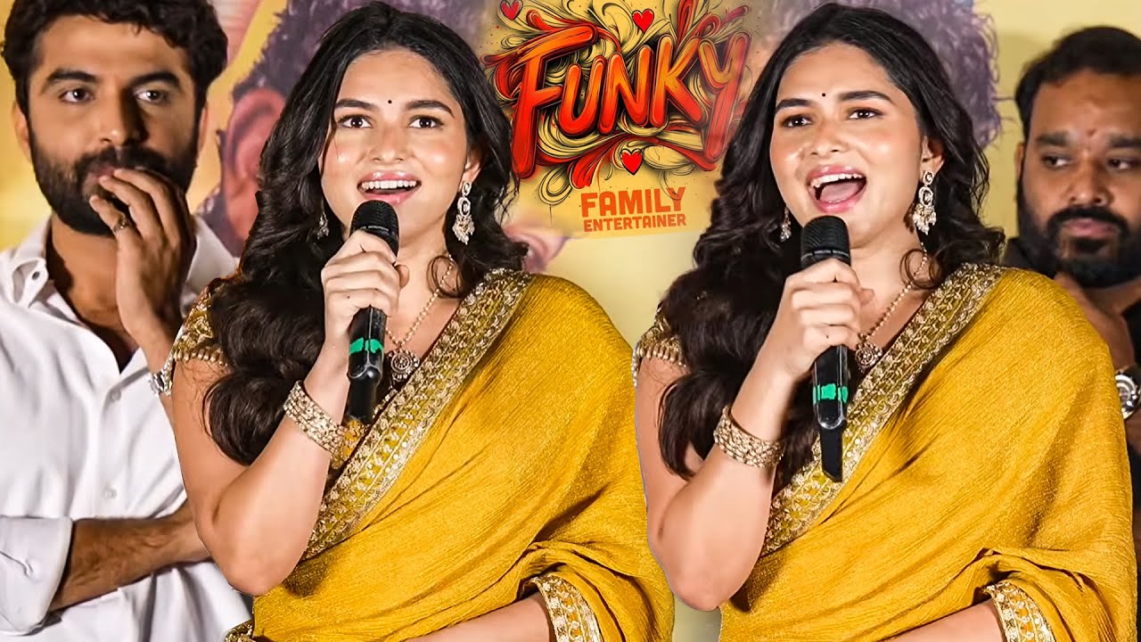 Actress Kayadu Lohar Speech at Funky Trailer Launch Event | Vishwak Sen | TFPC