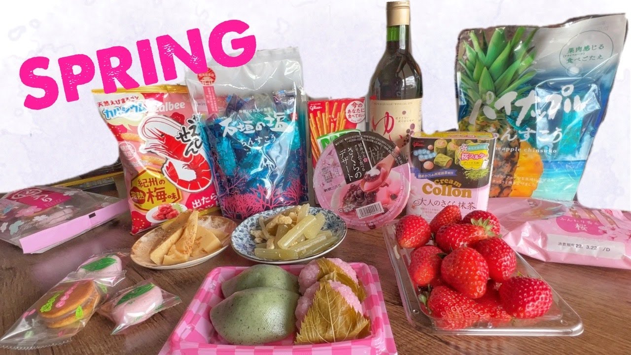 Japanese Spring Food & Snacks TASTE TEST