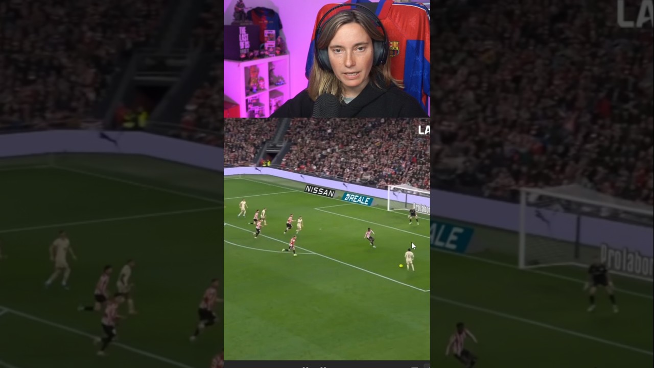 El movimiento de Fermín en em gol de Lamine Yama 🔥