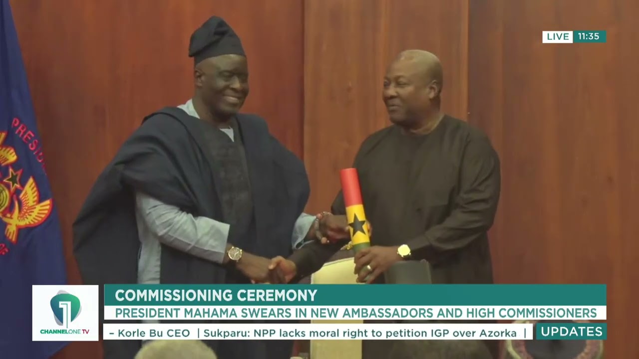 Prez Mahama Swears-In Newly Appointed Ambassadors & High Commissioners | Channel One News