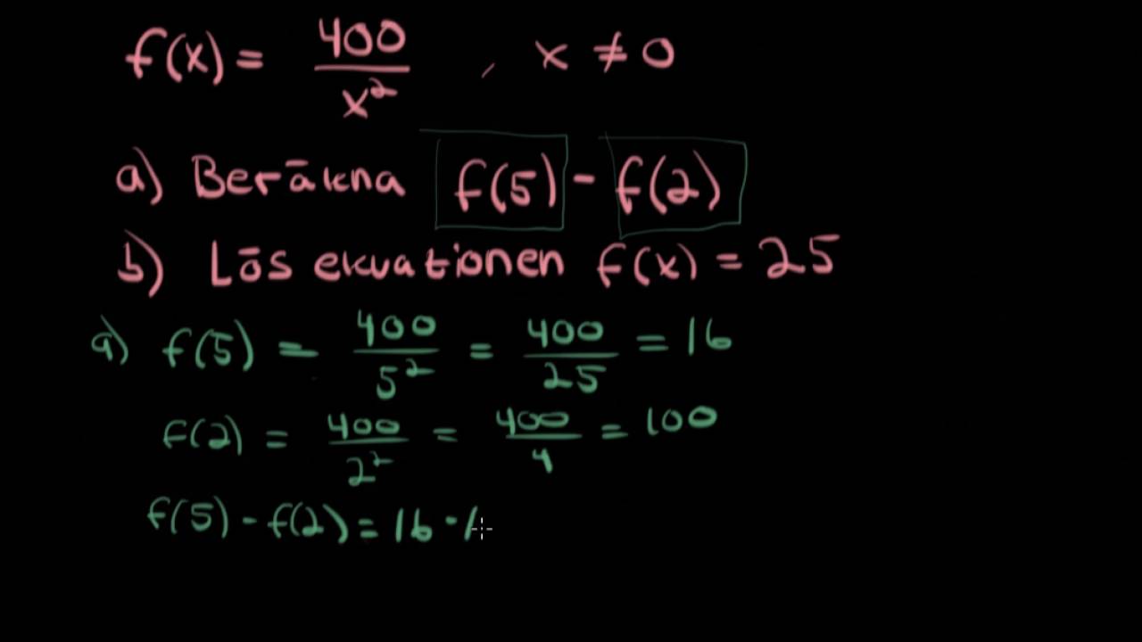 Potensfunktioner- Matte 1, 2, 3