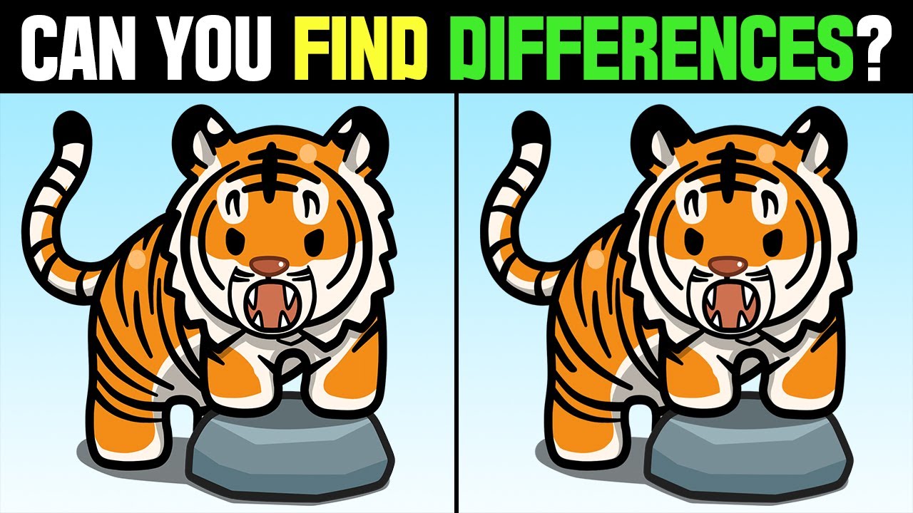 Spot The Difference : Can you find them all? [ Find The Difference #7 ]