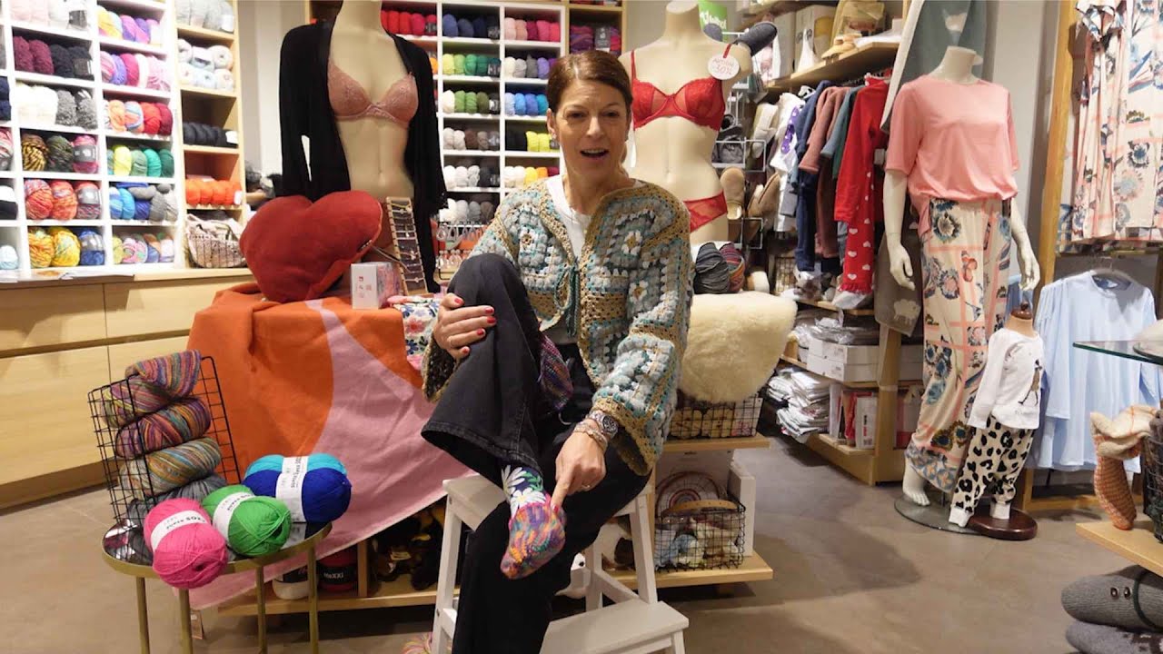 Projekt 142: Patschen, Hausschuhe gehäkelt oder gestrickt mit Eva Moser-Klein