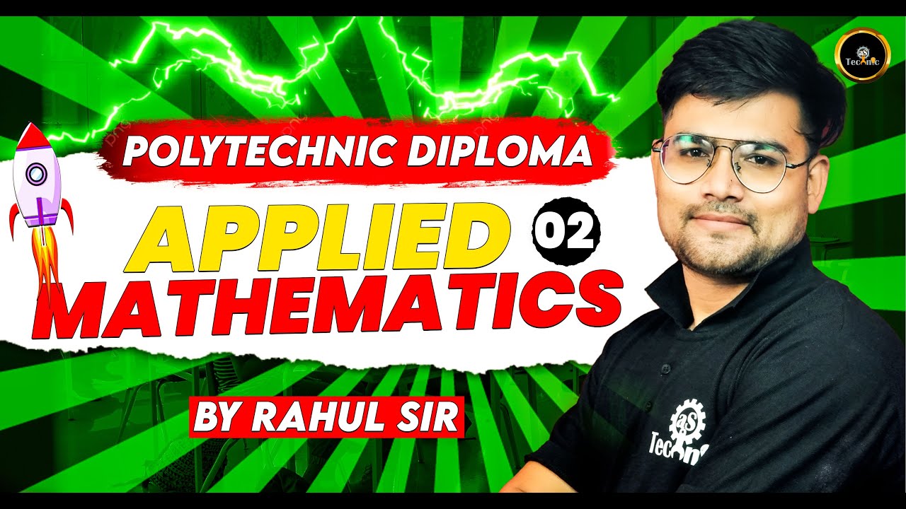#02 Applied Mathematics | All India Polytechnic Diploma | BY RAHUL SIR | #astechnic #astechniclive