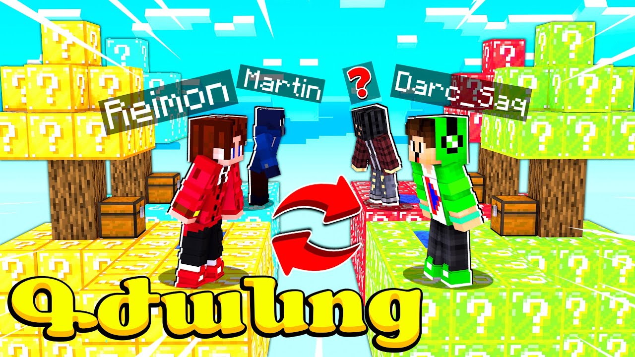 Հայտնվել ենք Լակի բլոկներով կղզիների վրա! Minecraft Hayeren