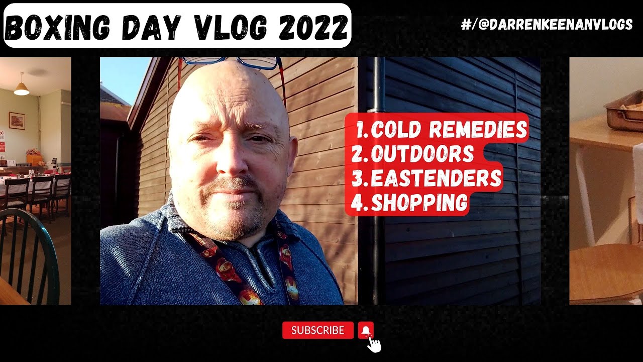 Going for a walk - cold remedies - outdoor filming - BOXING DAY VLOG