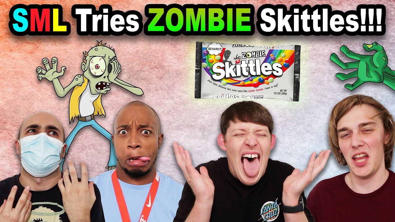 😱 SML TRIES ZOMBIE SKITTLES!!! 😱