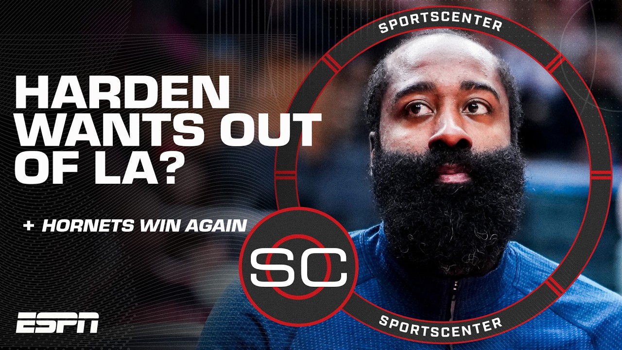NBA News 🔥 Hornets win 7th straight, Harden & Clippers talk trade | SportsCenter